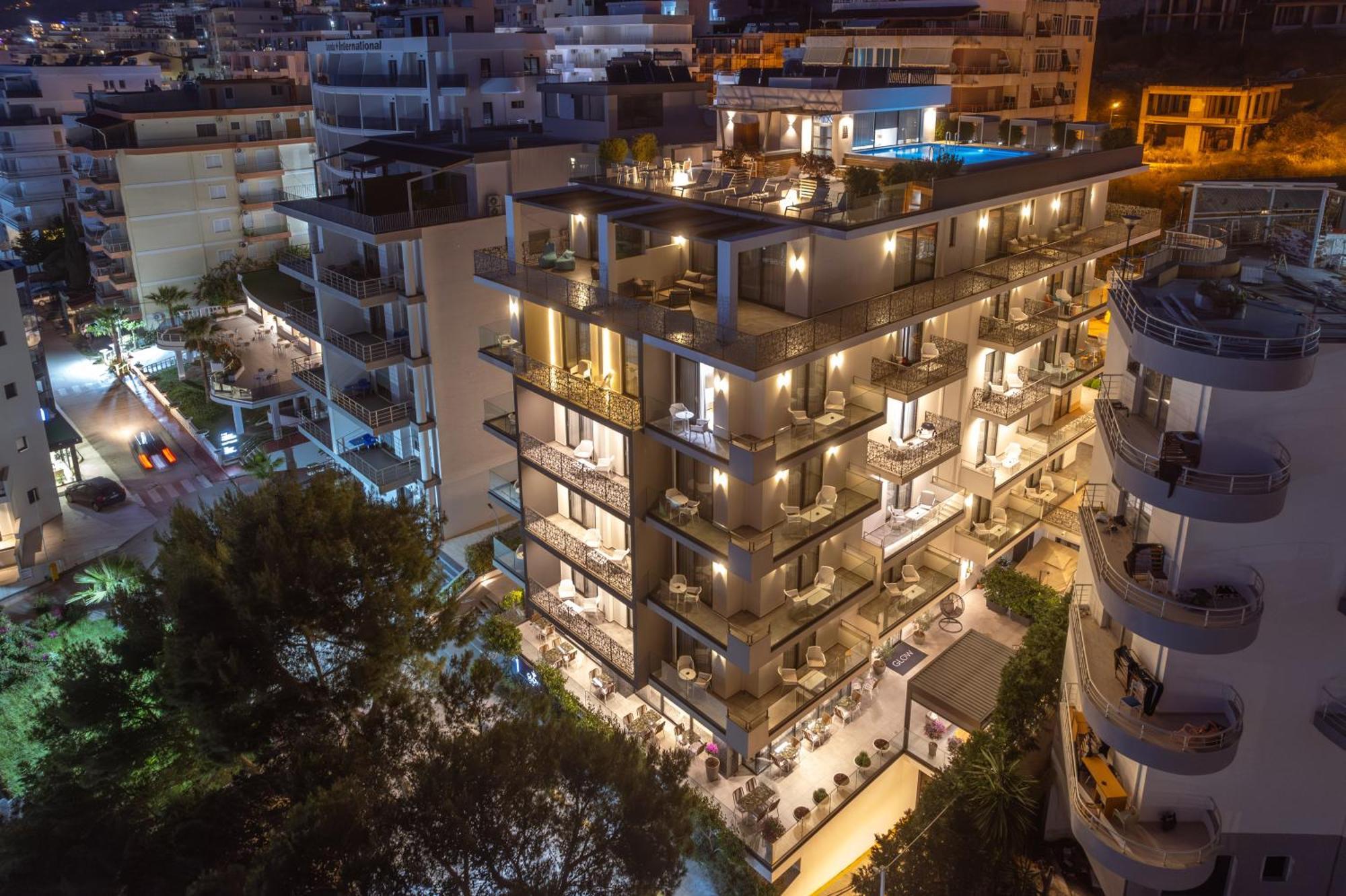 Glow Boutique Hotel & Suites Sarandë Exterior foto