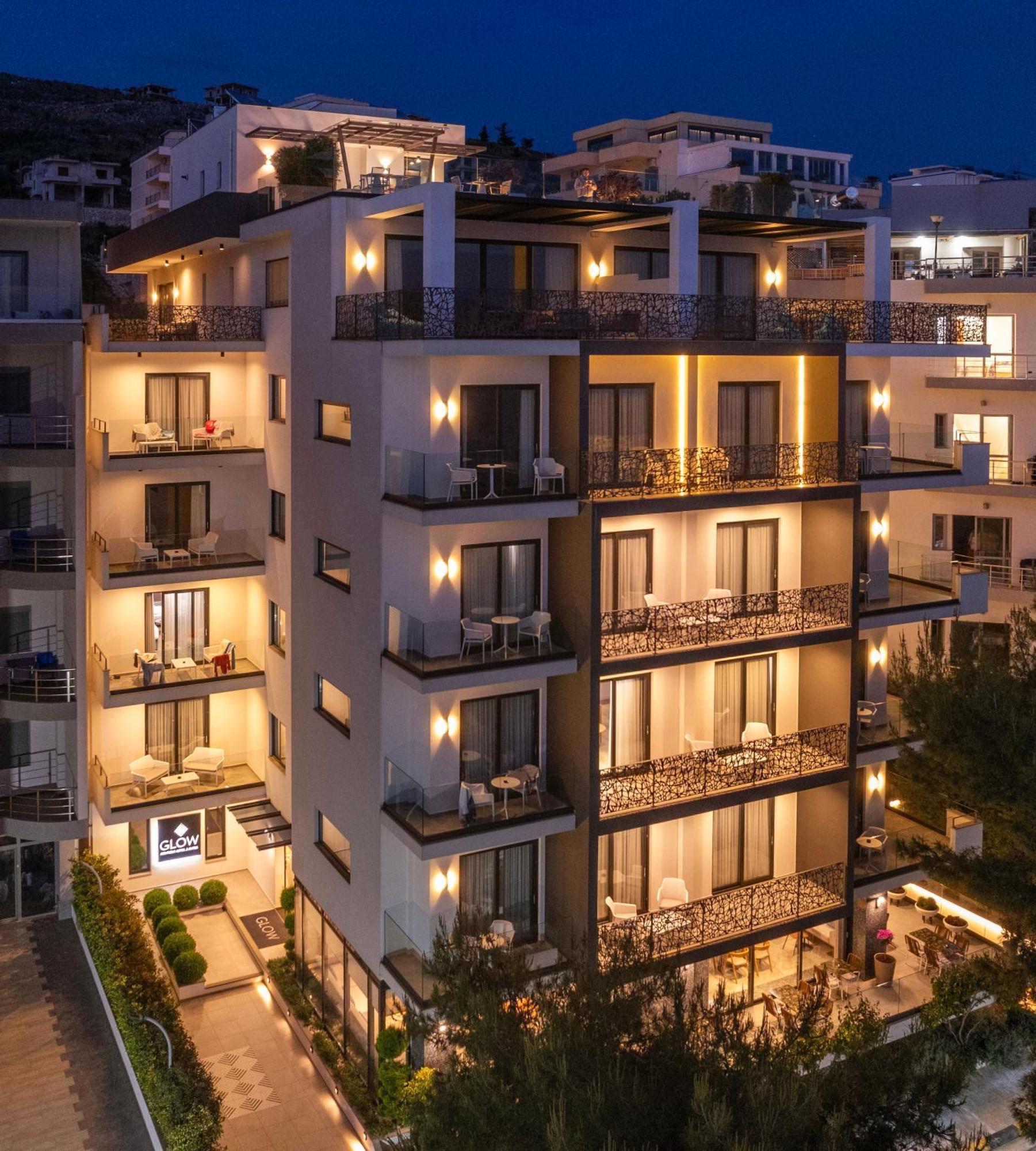 Glow Boutique Hotel & Suites Sarandë Exterior foto